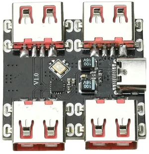 XL334P4 USB2.0 4-port Controller Expansion Module USB 2.0 to 4 Channel Way Splitter USB-HUB Type-C Extender Board 40MB/S XL334P4 USB2.0 4-port Controller Expansion Module USB 2.0 to 4 Channel Way Splitter USB-HUB Type-C Extender Board 40MB/S