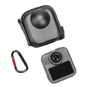 Case For Gopro Max 2 Mini Bag Panoramic Sports Camera Protective Pouch Case Half Zip+ Lock Case For Gopro Max 2 Mini Bag Panoramic Sports Camera Protective Pouch Case Half Zip+ Lock