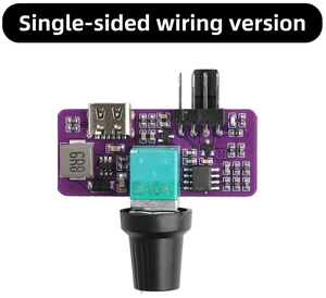 PWM Speed Controller 4 Pin Mini B3 Fan Controller With Wind Speed Controller Regulator Switch Speed Module USB Type C For DIY PWM Speed Controller 4 Pin Mini B3 Fan Controller With Wind Speed Controller Regulator Switch Speed Module USB Type C For DIY