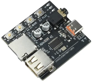 DC 5V BT 6.0 MP3 Audio Decoding Board Audio Receiver Module Type C Supports AAC Supports Online Tuning DC 5V BT 6.0 MP3 Audio Decoding Board Audio Receiver Module Type C Supports AAC Supports Online Tuning