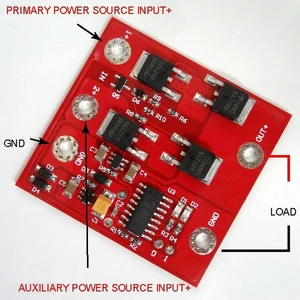 DC 12V 8A Dual-Sources Automatic Transfer Switches Controller UPS Power Supply Module DC 12V 8A Dual-Sources Automatic Transfer Switches Controller UPS Power Supply Module