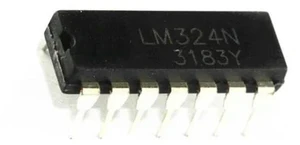 5 PCS IC LM324N LM324 DIP14 Low Power Quad Op-Amp 5 PCS IC LM324N LM324 DIP14 Low Power Quad Op-Amp