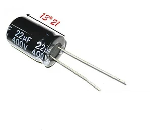 5 pcs Electrolytic Capacitors 400V 22UF 13X21MM Aluminum Electrolytic Capacitor 5 pcs Electrolytic Capacitors 400V 22UF 13X21MM Aluminum Electrolytic Capacitor
