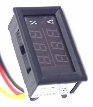 DC 4.5-30V 0-50A Dual LED Digital Volt meter Ammeter Voltage AMP Power Meter 12v DC 4.5-30V 0-50A Dual LED Digital Volt meter Ammeter Voltage AMP Power Meter 12v