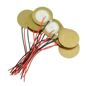 10PCS 20mm Piezo Elements Sounder Sensor Trigger Drum Disc 6.5KHZ + wire copper 10PCS 20mm Piezo Elements Sounder Sensor Trigger Drum Disc 6.5KHZ + wire copper