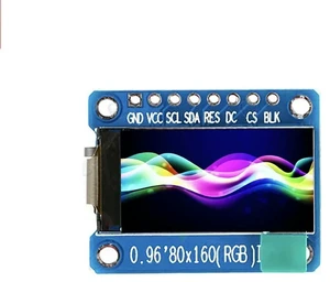 0.96 inch 80X160 IPS LCD Display Module Full Color TFT 65K ST7735 Driver LCD Screen 3.3V SPI Interface Replace OLED 0.96 inch 80X160 IPS LCD Display Module Full Color TFT 65K ST7735 Driver LCD Screen 3.3V SPI Interface Replace OLED