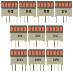 10Pcs/lots 5 Segment Red Color 1 Digit Bar LED Display Electronic PCB Board 10Pcs/lots 5 Segment Red Color 1 Digit Bar LED Display Electronic PCB Board