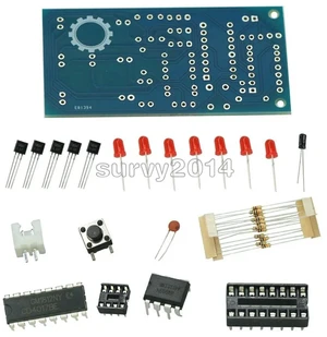 Electronic dice NE555 CD4017 DIY kit 5mm Red led 4.5-5V Module Electronic dice NE555 CD4017 DIY kit 5mm Red led 4.5-5V Module