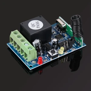 433MHz DC12V 1 CH Learning Code Remote Control Relay Module Relay Board Remote Control Switchs 433MHz DC12V 1 CH Learning Code Remote Control Relay Module Relay Board Remote Control Switchs