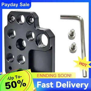 Gimbal Mounting Plate with 1/4 3/8 Hole Cold Shoe Mount Camera Gimbal Bracket for Ronin RS3/RS2/RSC2/SC/S Gimbal Mount Plate Gimbal Mounting Plate with 1/4 3/8 Hole Cold Shoe Mount Camera Gimbal Bracket for Ronin RS3/RS2/RSC2/SC/S Gimbal Mount Plate