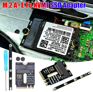 M.2 A+E To NVME SSD Adapter PCI-E 4.0 Adapter NGFF A+E-Key Male To NVME M-key Female Extension for 2230 2242 2260 2280 NVME SSD M.2 A+E To NVME SSD Adapter PCI-E 4.0 Adapter NGFF A+E-Key Male To NVME M-key Female Extension for 2230 2242 2260 2280 NVME SSD