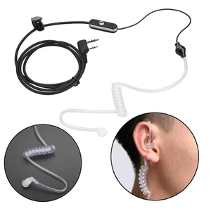 Practical Walkie Talkie Headset 2 Pin Acoustic Tube Earphone Earpiece Headphone PTT MIC Accessories for Baofeng Retevis Radios Practical Walkie Talkie Headset 2 Pin Acoustic Tube Earphone Earpiece Headphone PTT MIC Accessories for Baofeng Retevis Radios