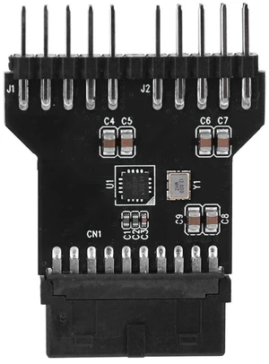 USB 3.0 19PIN To USB 2.0 9PIN Header Splitter Adapter Wear Resist 1 To 2 Extension for Motherboard Dual USB Hub Connectors USB 3.0 19PIN To USB 2.0 9PIN Header Splitter Adapter Wear Resist 1 To 2 Extension for Motherboard Dual USB Hub Connectors