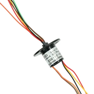 12.5mm 300Rpm 6 Wires CIRCUITSx2A Capsule Slip Ring AC 240V for Monitor Robotic 12.5mm 300Rpm 6 Wires CIRCUITSx2A Capsule Slip Ring AC 240V for Monitor Robotic