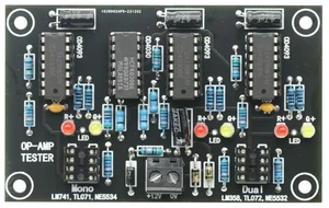 Operational Amplifier OP AMP Tester For Single Dual OPAMP TL071 TL072 TL081/082 For Board Operational Amplifier OP AMP Tester For Single Dual OPAMP TL071 TL072 TL081/082 For Board
