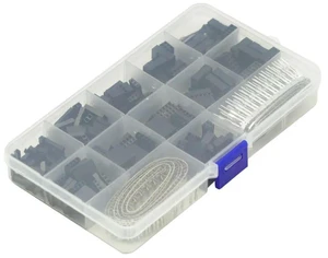 620pcs Dupont Connector 2.54mm, Dupont Cable Jumper Wire Pin Header Housing Kit, Male Crimp Pins+Female Pin Terminal Connector 620pcs Dupont Connector 2.54mm, Dupont Cable Jumper Wire Pin Header Housing Kit, Male Crimp Pins+Female Pin Terminal Connector