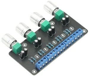 1PCS Passive Audio Signal Splitter 1 in 4 Out Volume Knob Independently Controls Multiple Signals Module Board diy 1PCS Passive Audio Signal Splitter 1 in 4 Out Volume Knob Independently Controls Multiple Signals Module Board diy