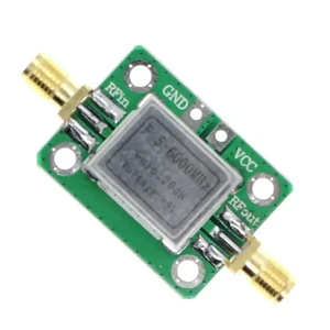 5-6000MHz RF Gain 20dB Gain Broadband Signal Power Amp Amplifier Board 5M-6GHz DC 5V 85mA Module Board 5-6000MHz RF Gain 20dB Gain Broadband Signal Power Amp Amplifier Board 5M-6GHz DC 5V 85mA Module Board