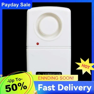 Vibration Alarm 120db Anti-Theft Alarm White Loud Door Window Alarm Burglar Alarm Sensor Vibration Alarm 120db Anti-Theft Alarm White Loud Door Window Alarm Burglar Alarm Sensor