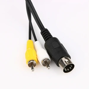 2M Game Audio Video AV Stereo Composite Cable A/V RCA Connection Cord Wire Video AV Stereo Cable for Sega Genesis 1 2M Game Audio Video AV Stereo Composite Cable A/V RCA Connection Cord Wire Video AV Stereo Cable for Sega Genesis 1