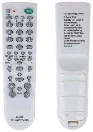 Universal TV Remote Control Remote Controller for Television TV-139F Multi-functional TV 139F Universal TV Remote Control Remote Controller for Television TV-139F Multi-functional TV 139F