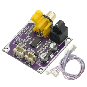 DAC Digital Audio Decoder 24bit 192khz Optical Fiber Coaxial Digital Signal Input Stereo Output Decod board DAC Digital Audio Decoder 24bit 192khz Optical Fiber Coaxial Digital Signal Input Stereo Output Decod board
