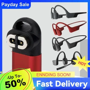90 Degree Bending Charging Adapter Converter with Lanyard Hole for AfterShokz OpenComm ASC100SG/C102 Magnetic Charger Converter 90 Degree Bending Charging Adapter Converter with Lanyard Hole for AfterShokz OpenComm ASC100SG/C102 Magnetic Charger Converter