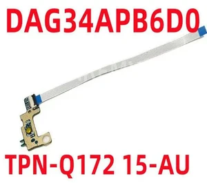 Power Switch Button Board  Cable for  15-AU 15-AW   DAG34APB6D0