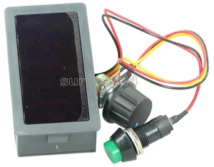 DC 6V-30V 12V 24V MAX 8A 16kHz Adjustable PWM Motor Speed Controller Digtal Display DC motor Control CV Governor Switch DC 6V-30V 12V 24V MAX 8A 16kHz Adjustable PWM Motor Speed Controller Digtal Display DC motor Control CV Governor Switch