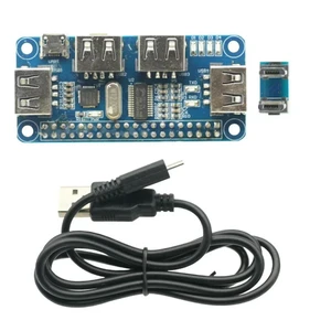 4 Ports USB HUB HAT For Raspberry Pi 3 / 2 / Zero W Extension Board USB To UART For Serial Debugging Compatible With USB2.0/1.0 4 Ports USB HUB HAT For Raspberry Pi 3 / 2 / Zero W Extension Board USB To UART For Serial Debugging Compatible With USB2.0/1.0