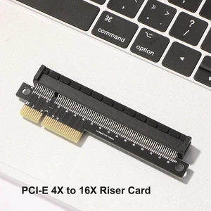Professional Adapter Card PCI-Express 4X Male to Female Port Video Graphics Riser Card Converter 99x29x10mm Professional Adapter Card PCI-Express 4X Male to Female Port Video Graphics Riser Card Converter 99x29x10mm