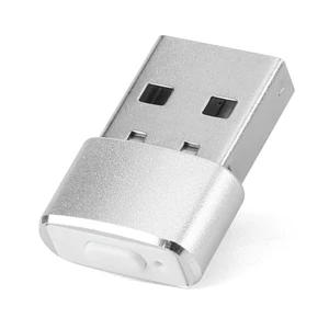 Mini Mouse Movement Simulator Plug and Play USB Automatic Move Cursor Shaker Indicator Light Aluminum Alloy Housing for Computer Mini Mouse Movement Simulator Plug and Play USB Automatic Move Cursor Shaker Indicator Light Aluminum Alloy Housing for Computer