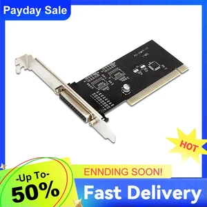 Pci Adapter Card PCI to Parallel LPT 25Pin DB25 Printer Port Controller Expansion Card for Desktop Computer Pci Adapter Card PCI to Parallel LPT 25Pin DB25 Printer Port Controller Expansion Card for Desktop Computer