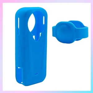 Protective Case Silicone For X4 Air With Lens Cap Shockproof Protective Sleeve Camera Cover Blue Protective Case Silicone For X4 Air With Lens Cap Shockproof Protective Sleeve Camera Cover Blue