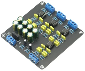 AC 12V NE5532 Dual-channel 2.0 Stereo High/Mid/Bass 3-way Speaker Electronic Crossover filter 328hz-3288hz AC 12V NE5532 Dual-channel 2.0 Stereo High/Mid/Bass 3-way Speaker Electronic Crossover filter 328hz-3288hz