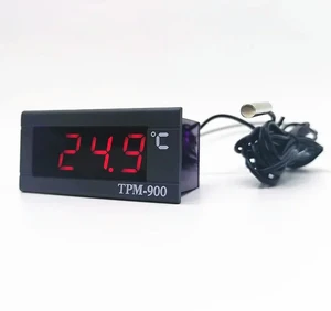 Digital TPM-900 220V Temperature Controller LED Panel Meter with Sensor Digital TPM-900 220V Temperature Controller LED Panel Meter with Sensor