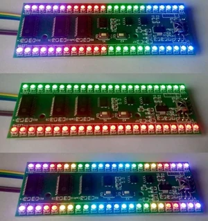 LED Indicator RGB MCU Display Pattern Dual Channel 24 LED VU Level Indicators Meter FOR Amplifier Module Board diy LED Indicator RGB MCU Display Pattern Dual Channel 24 LED VU Level Indicators Meter FOR Amplifier Module Board diy