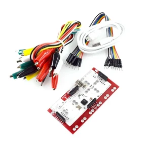 Compatible Main Control Board DIY Kit with Mini USB Cable and Alligator Clip Cable Main Control IC ATMEGA32U4 Compatible Main Control Board DIY Kit with Mini USB Cable and Alligator Clip Cable Main Control IC ATMEGA32U4