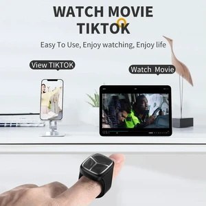 Fingertip Remote Control Magnetic Charging Mini Finger Remote Control 10m Effective Distance for Watching Video Fingertip Remote Control Magnetic Charging Mini Finger Remote Control 10m Effective Distance for Watching Video