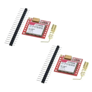 GSM GPRS SIM800L Mini SIM Card Core Module 2PCS Quad-Band TTL Serial Port With Antenna Microsim Board GSM GPRS SIM800L Mini SIM Card Core Module 2PCS Quad-Band TTL Serial Port With Antenna Microsim Board