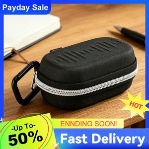 Travel Hard Shell Carrying Case Shock Absorption EVA Bag Fall Prevention with Mesh Pocket for Mic Charging Box Travel Hard Shell Carrying Case Shock Absorption EVA Bag Fall Prevention with Mesh Pocket for Mic Charging Box