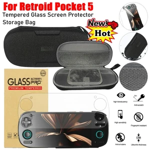 For Retroid Pocket 5 Game Console Screen Protector Film Anti-Scratch 9H Screen Tempered Film Tempered Glass Protective Film For Retroid Pocket 5 Game Console Screen Protector Film Anti-Scratch 9H Screen Tempered Film Tempered Glass Protective Film