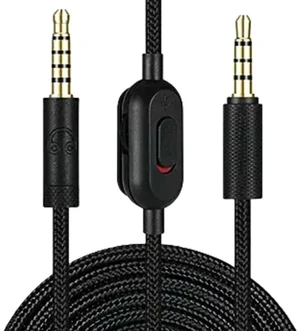 2m Aux Cord with Volume Controller and Mute Headphone Cable Game Headphone Audio Cable Replacement for GPRO X G233 G433 2m Aux Cord with Volume Controller and Mute Headphone Cable Game Headphone Audio Cable Replacement for GPRO X G233 G433