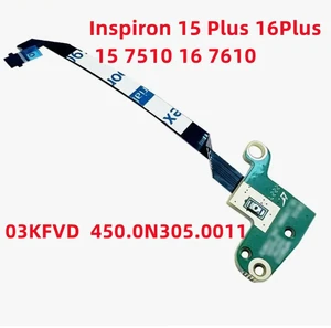 Power Switch Button Board  Cable for Inspiron 15 7510 16 761003kfvd 450.0n305.0011