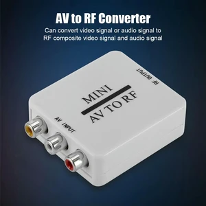 Multi-functional Classic AV To RF Video Converter Practical HD Video Adapter Support RF 67.25/61.25MHz Amplifier Multi-functional Classic AV To RF Video Converter Practical HD Video Adapter Support RF 67.25/61.25MHz Amplifier