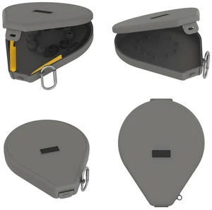 Protective Carrying Case for Jobsite Pro Neckband Earphones Hard Travel Case with Carabiner Dustproof Shockproof Protective Carrying Case for Jobsite Pro Neckband Earphones Hard Travel Case with Carabiner Dustproof Shockproof