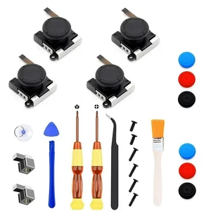25PCS Set 3D Analog Joystick+Screwdriver+Joystick Cap For NS Switch Lite Joycon Controller Repair Accessories 25PCS Set 3D Analog Joystick+Screwdriver+Joystick Cap For NS Switch Lite Joycon Controller Repair Accessories