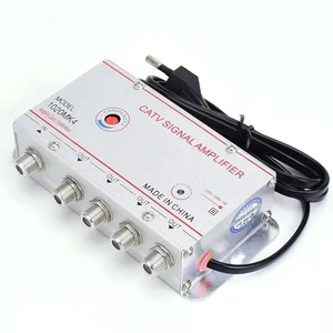 TV Signal Booster Amplifier 20Db Digital TV Antenna Signal Booster Home Tv Equipments 45Mhz To 860Mhz 1 In 4 Out EU Plug TV Signal Booster Amplifier 20Db Digital TV Antenna Signal Booster Home Tv Equipments 45Mhz To 860Mhz 1 In 4 Out EU Plug