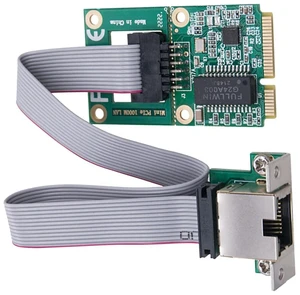 Mini PCI-E Network Card 10/100/1000M Gigabit Ethernet NIC Adapter Mini PCI Express Gigabit Ethernet Card for Desktop PC Mini PCI-E Network Card 10/100/1000M Gigabit Ethernet NIC Adapter Mini PCI Express Gigabit Ethernet Card for Desktop PC