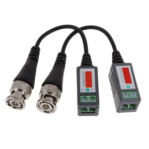 10x CCTV Camera Passive Video Balun BNC Connector Coaxial Cable 10x CCTV Camera Passive Video Balun BNC Connector Coaxial Cable